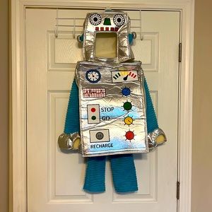 Robot Complete Halloween Costume Toddler Boys Girls Deluxe Unisex 4 Pc Size 3T